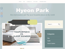 Tablet Screenshot of hyeonpark.com